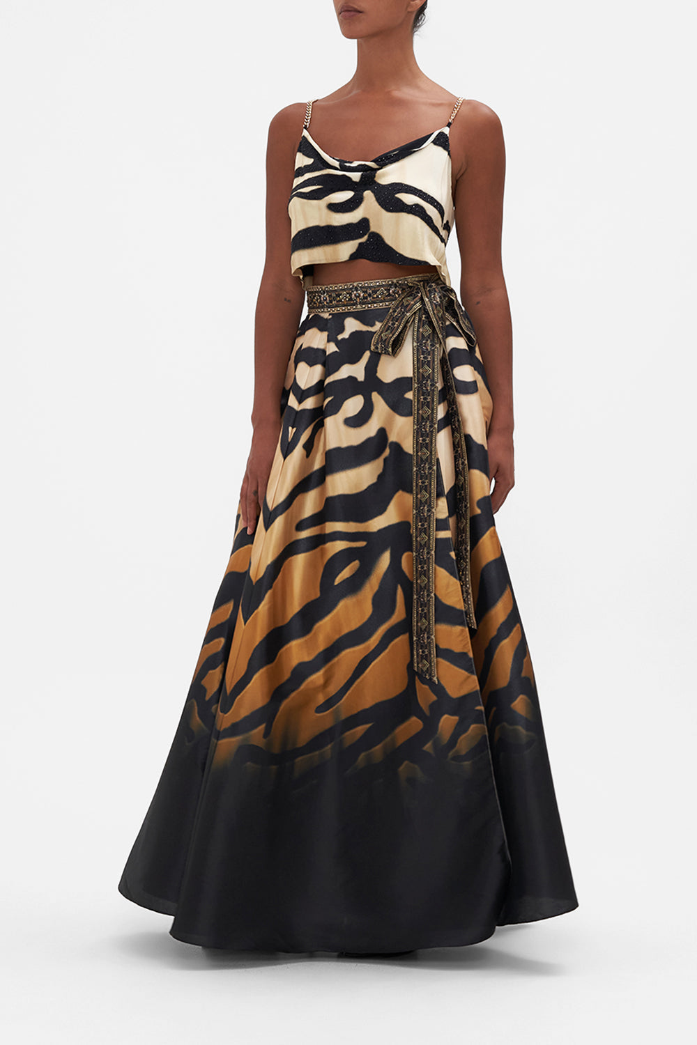 BIAS CROP CAMI TAME MY TIGER