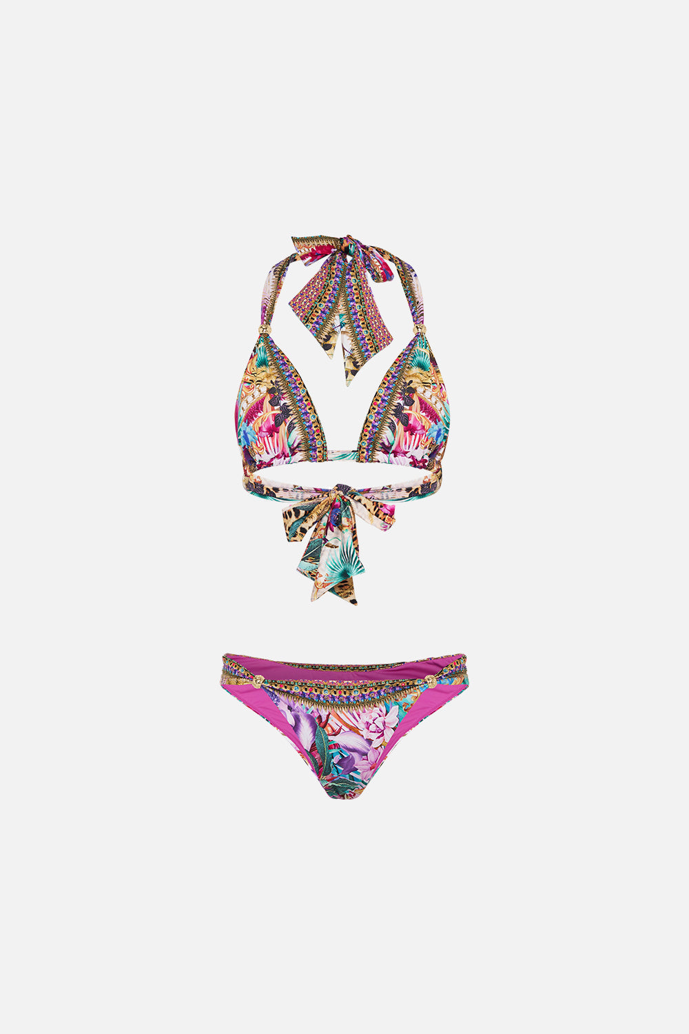 SOFT TIE BIKINI WITH TRIM MERRY GO ROUND