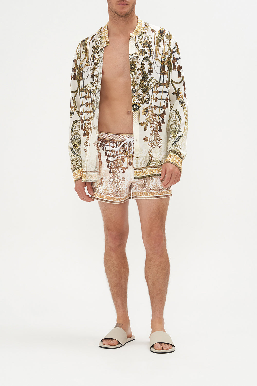 Short Swim Short Road To Richesse print by CAMILLA