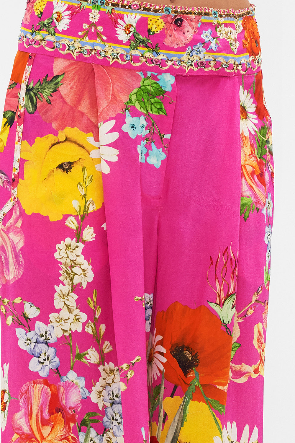 WIDE LEG PANT WITH BUTTONS RAINBOW BODY