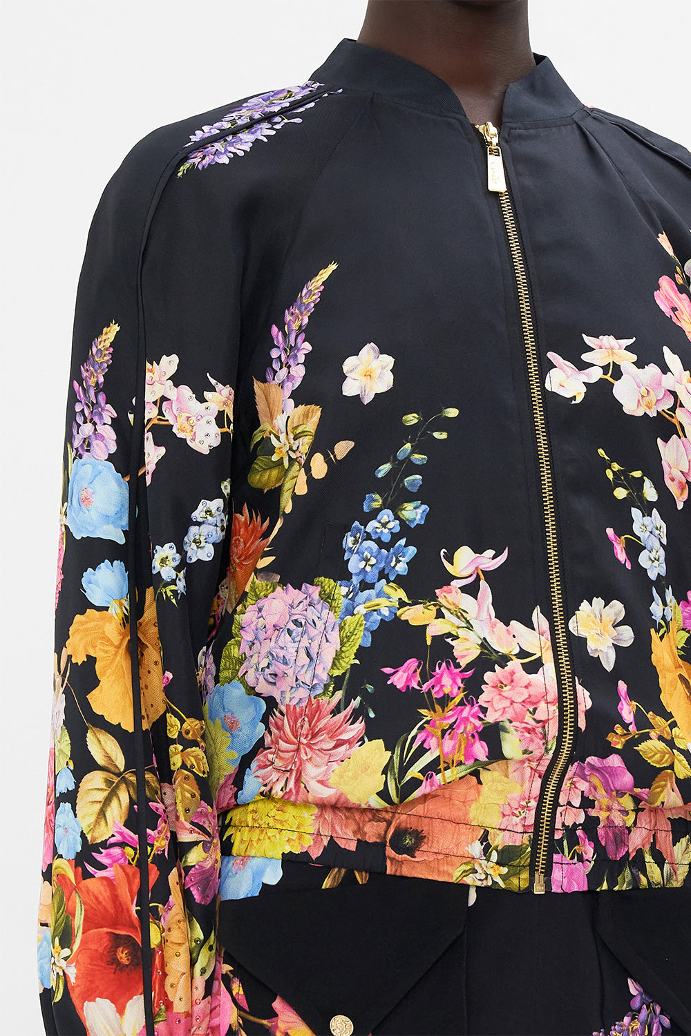 PANELLED SLEEVE BLOUSON BOMBER DIVINE DIVINITY