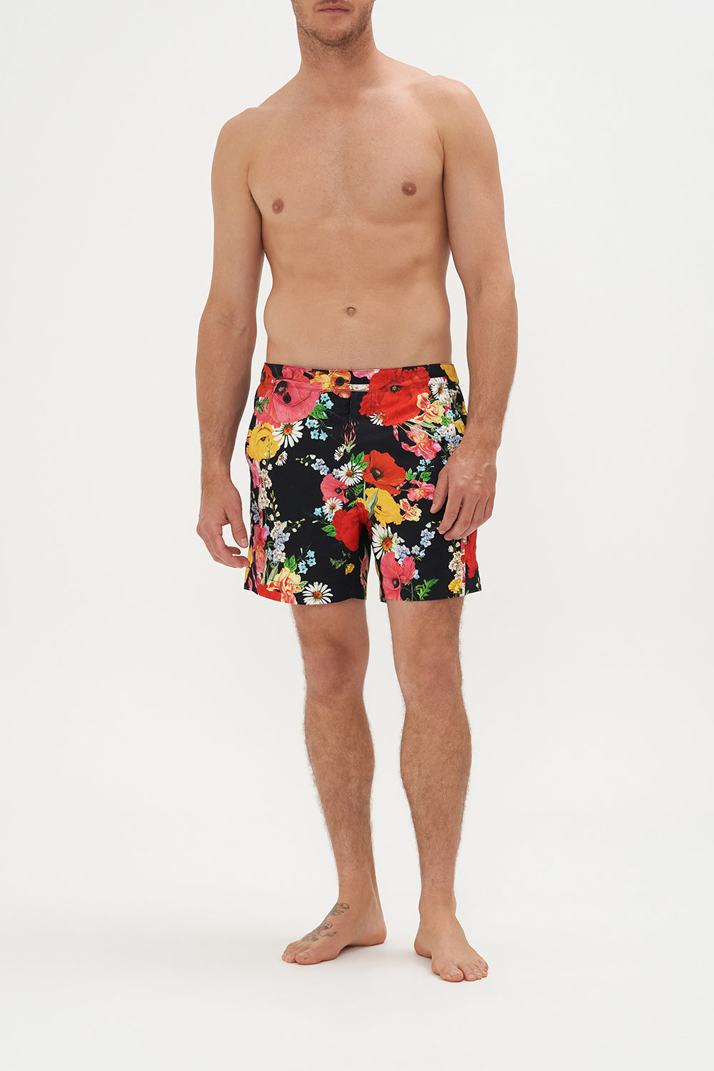 Tailored Swim Short Divine Divinity print by CAMILLA