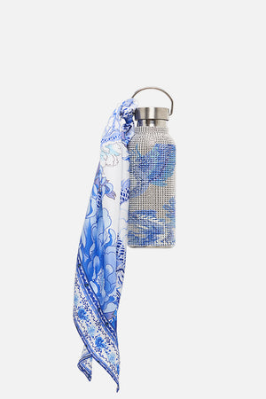 CRYSTAL DRINK BOTTLE WITH SCARF HEART OF A DRAGON