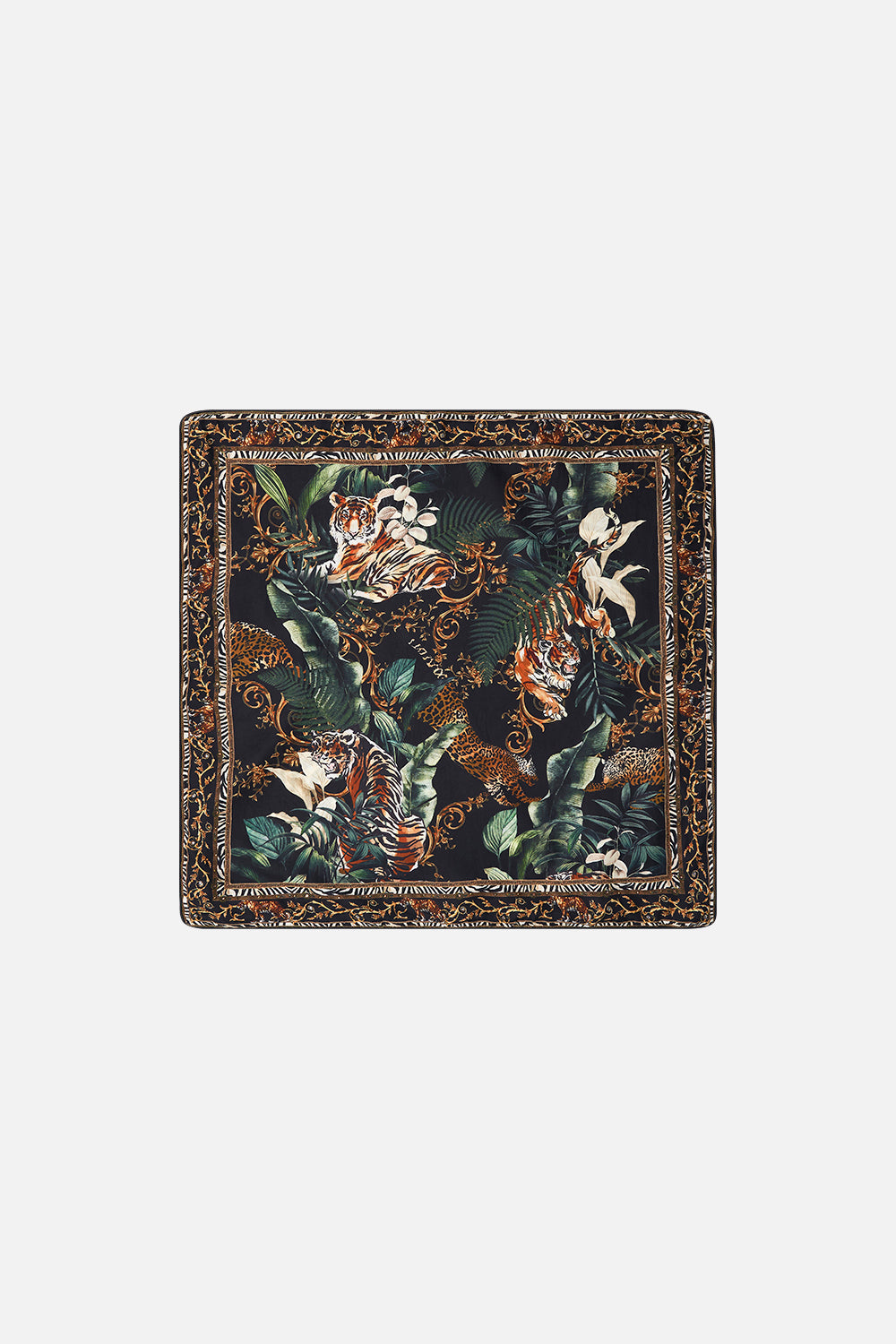 LARGE SQUARE CUSHION EASY TIGER