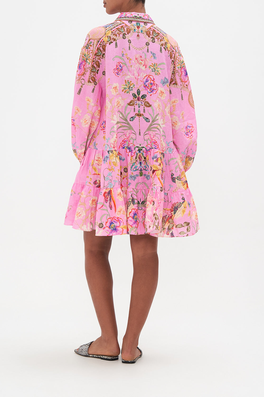 TIERED SHIRT DRESS LOOK AT ME