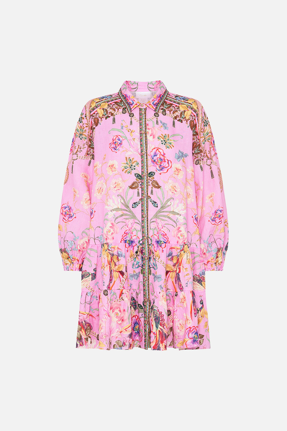 TIERED SHIRT DRESS LOOK AT ME