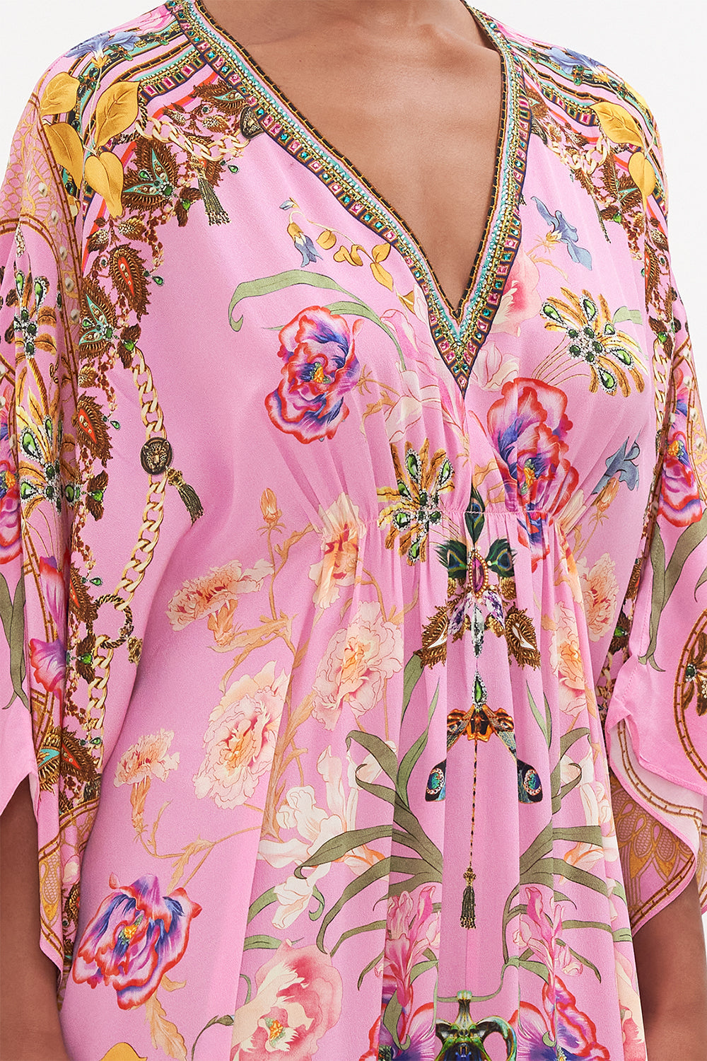 GATHERED WAIST KAFTAN LOOK AT ME