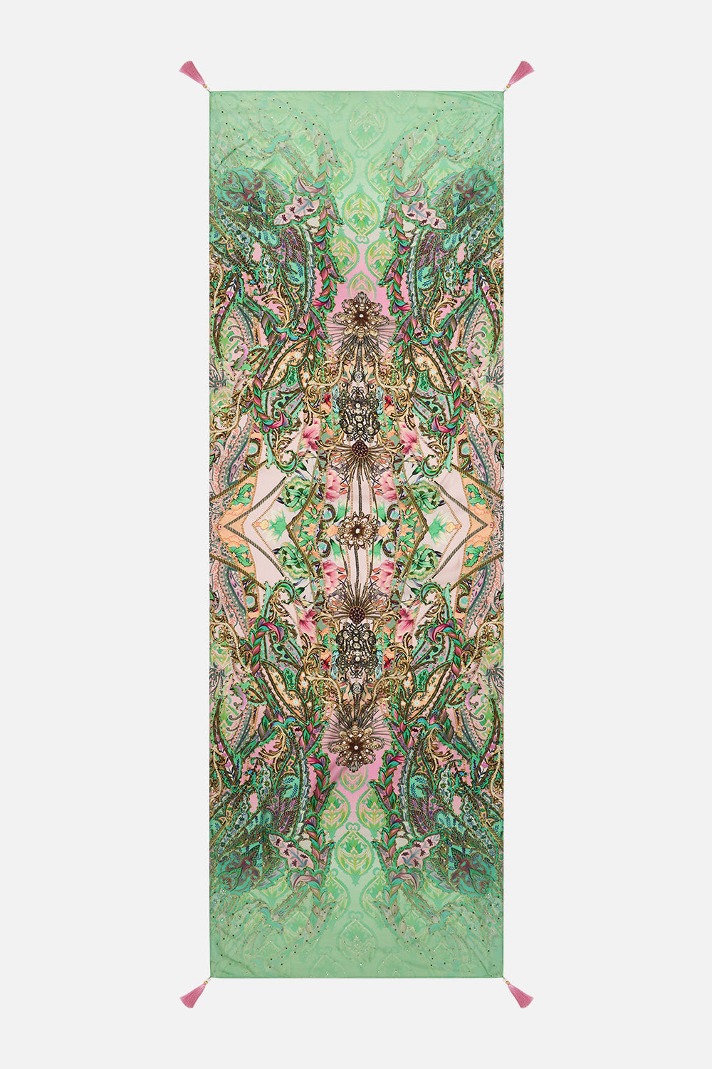 MODEST SCARF WITH TASSEL LOST CITY