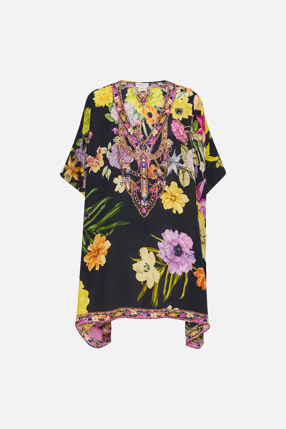 RECTANGULAR V NECK KAFTAN PEACE BE WITH YOU