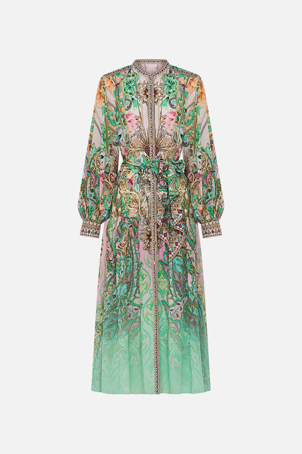 BUTTON THROUGH DRESS WITH YOKE LOST CITY