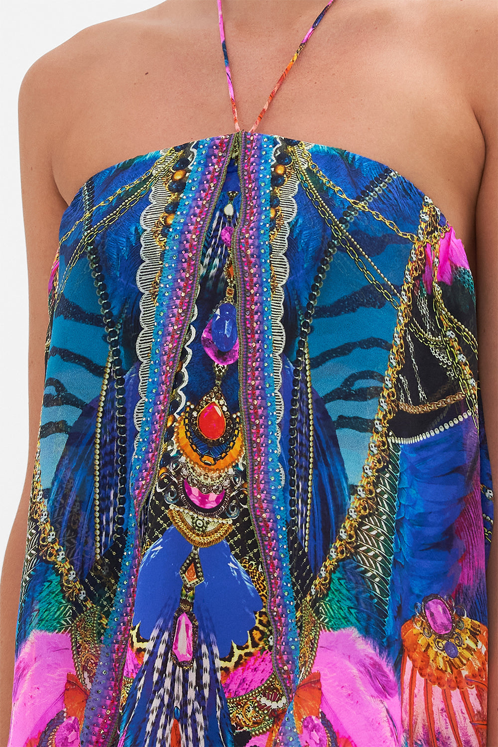 STRAPLESS OVERLAYER DRESS DANCING WITH DESTINY