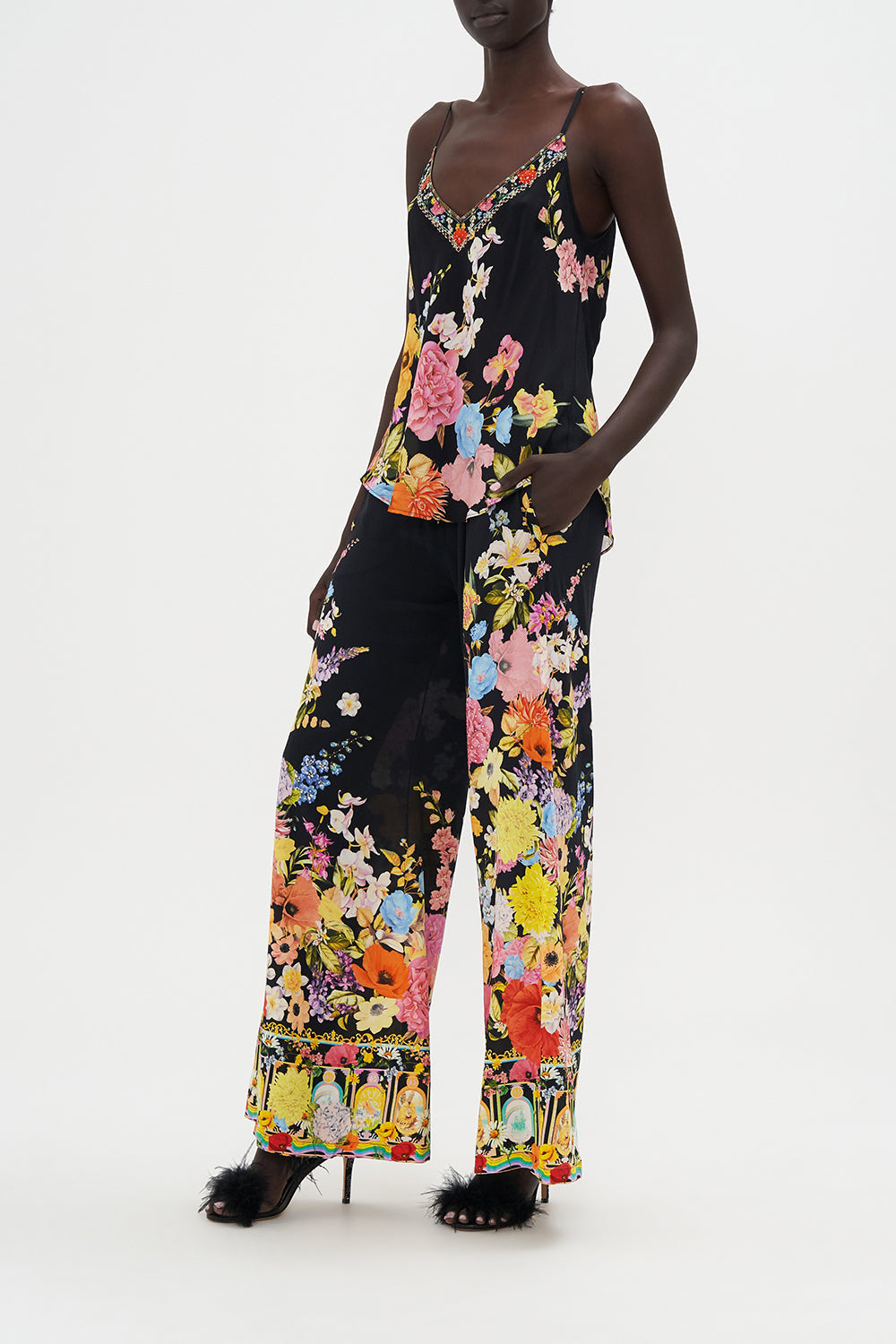 V-NECK BIAS CAMI DIVINE DIVINITY