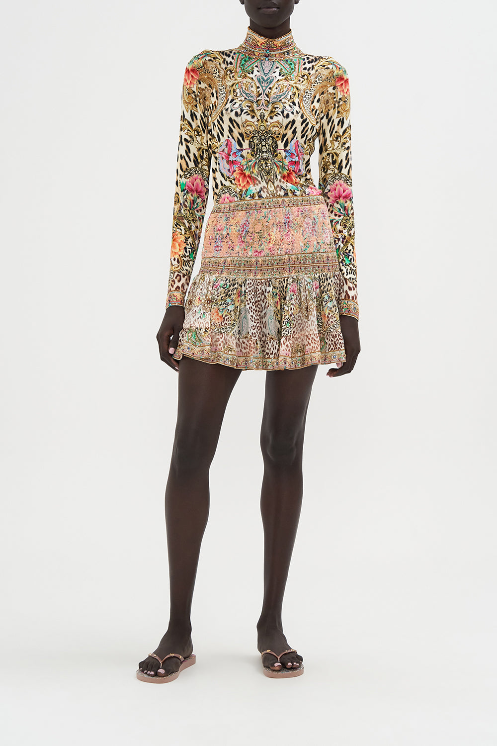 Jersey Turtleneck Queen Atlantis print by CAMILLA