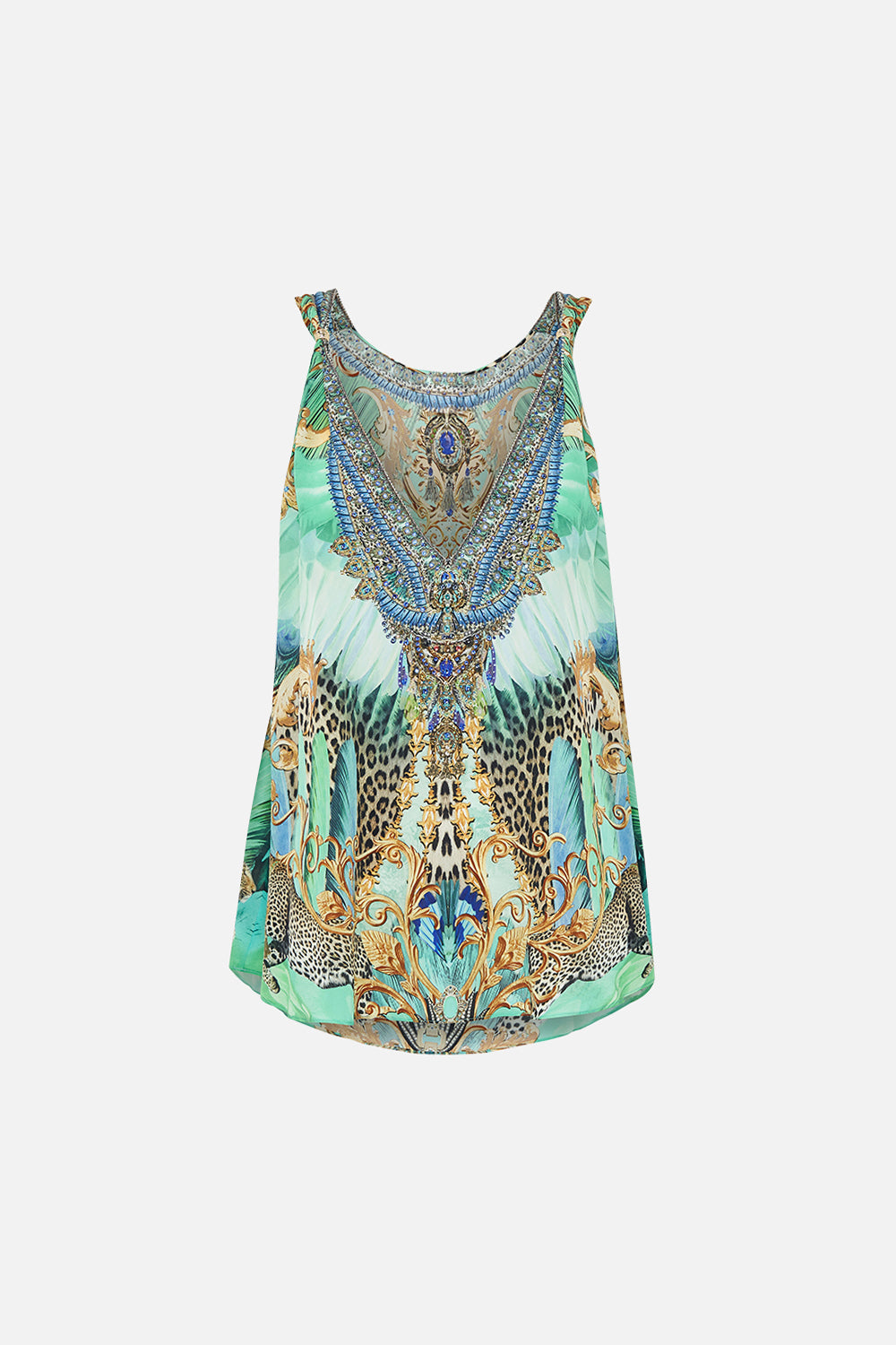 TANK TOP WITH STRAP BEAD DETAIL LAY OF THE LAND