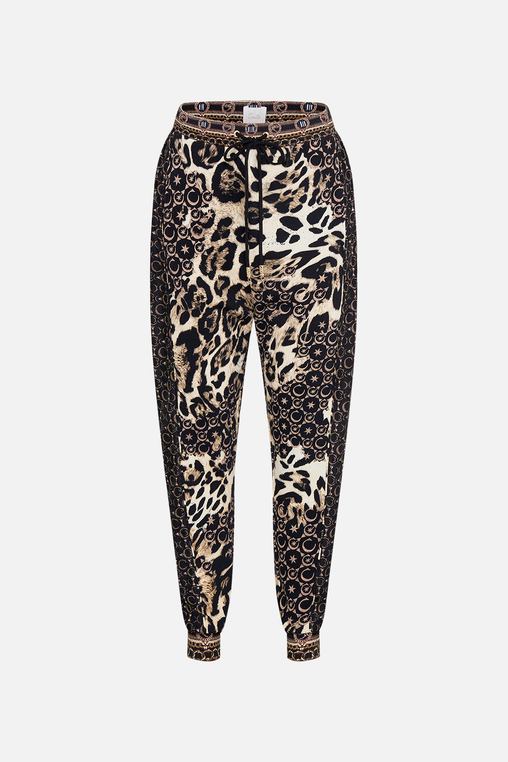 JERSEY AND SILK MIX DROP CROTCH PANT WILDCAT SOIREE