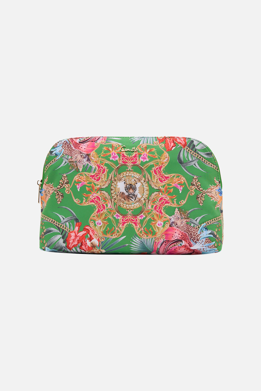 Large Cosmetic Case Curious And Curiouser print by CAMILLA