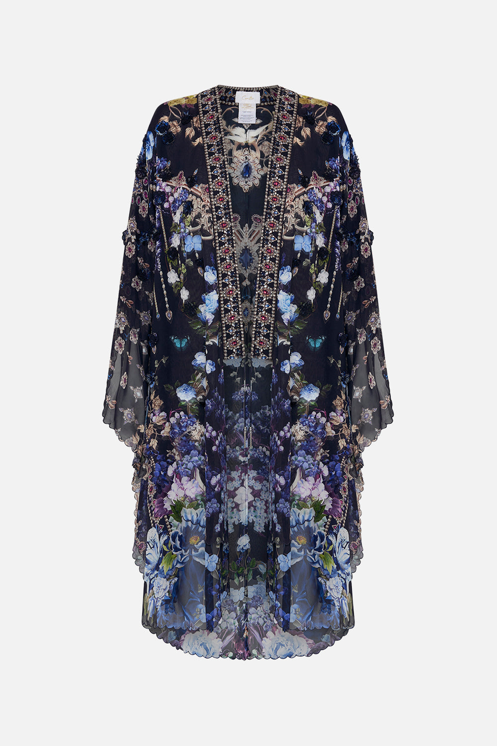 SCALLOPED EDGE LAYER OBSIDIAN BLOOM