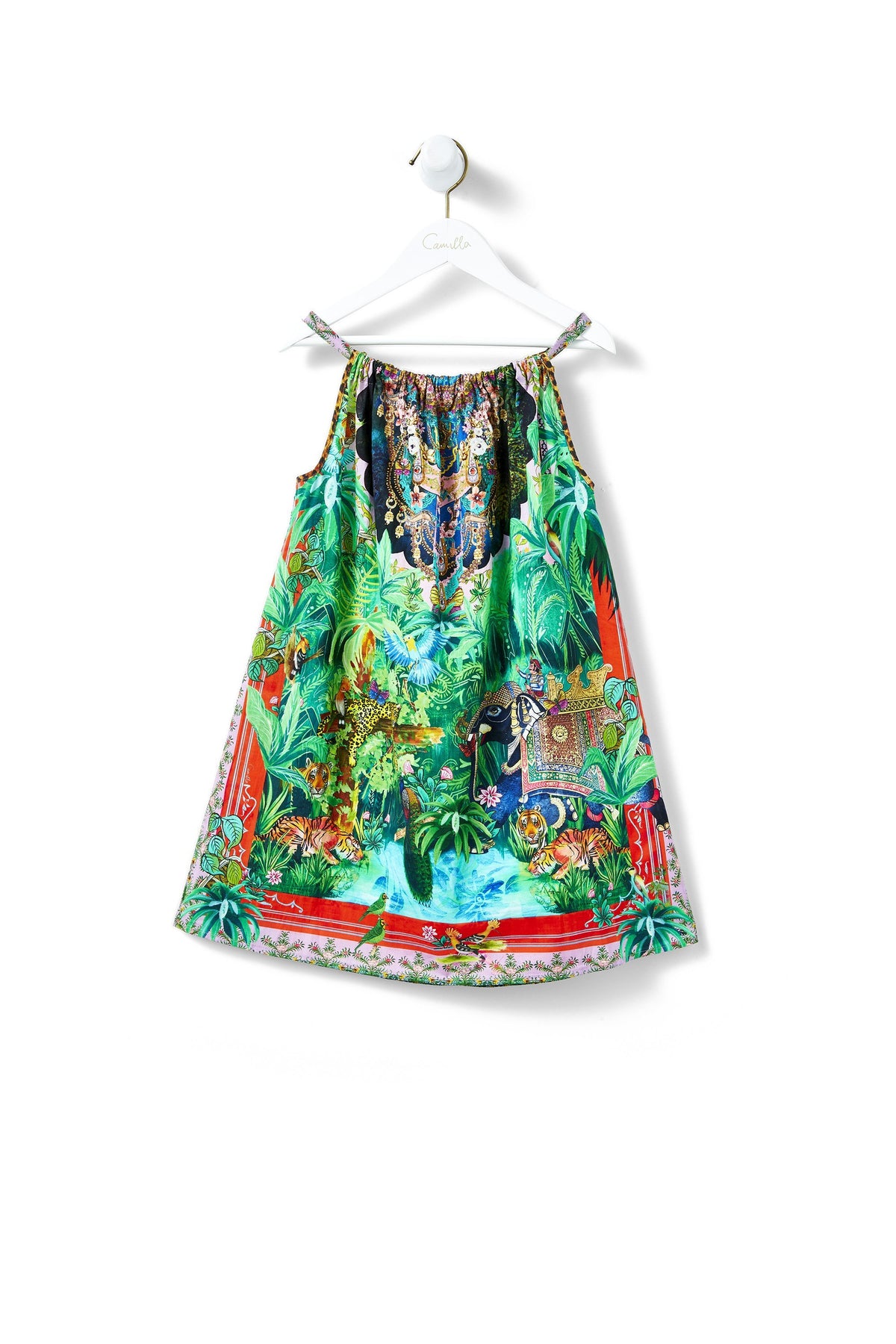 KIDS GATHERED NECK DRESS BENNYS BLESSING