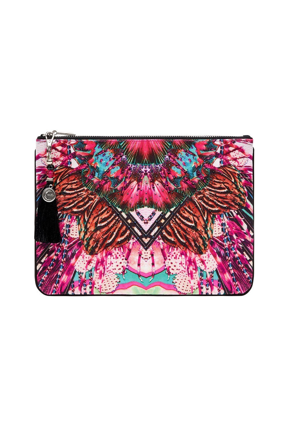 SMALL CANVAS CLUTCH RAINBOW EYES