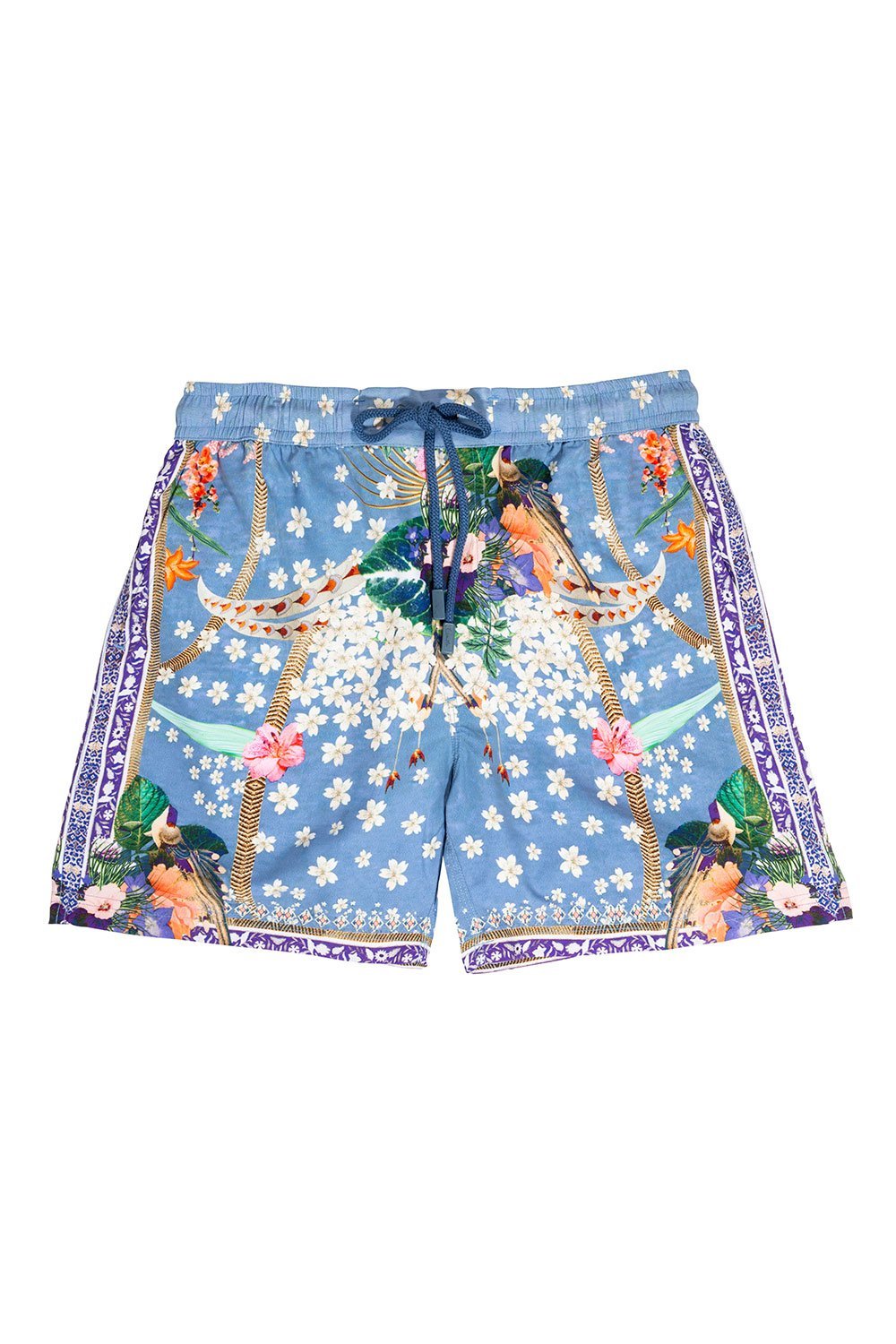 MEN'S ELASTIC WAIST BOARDSHORT FARAWAY FLORALS