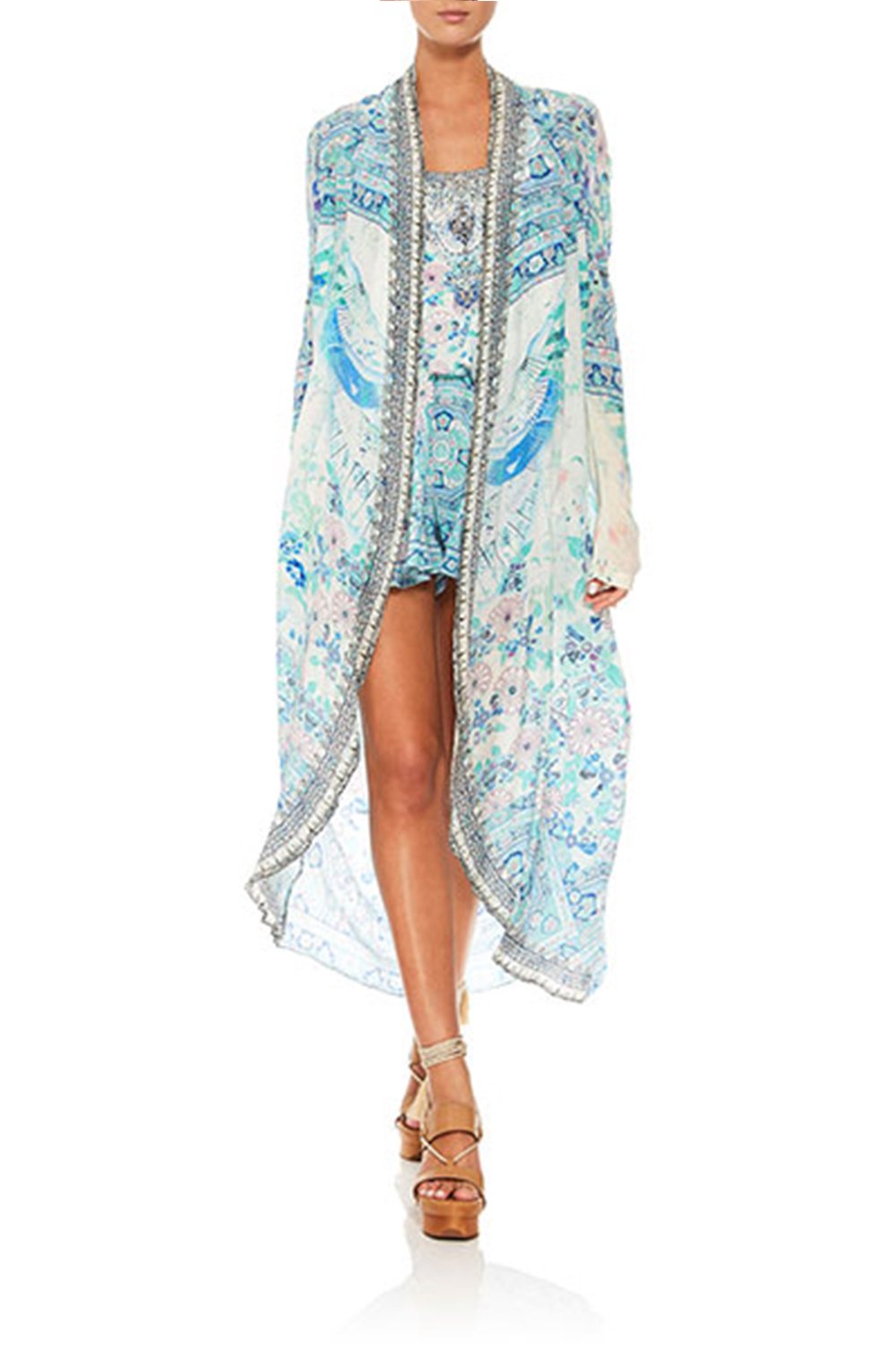 LONG CASUAL JACKET WITH POCKETS HEAD IN THE CLOUDS