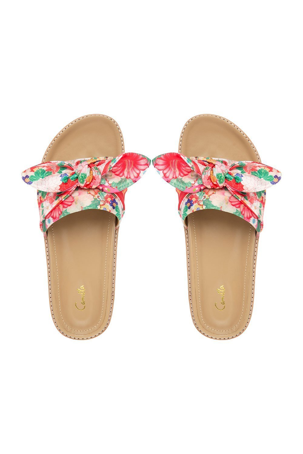 OBI TIE FOOTBED SLIDE KIMONO KISSES