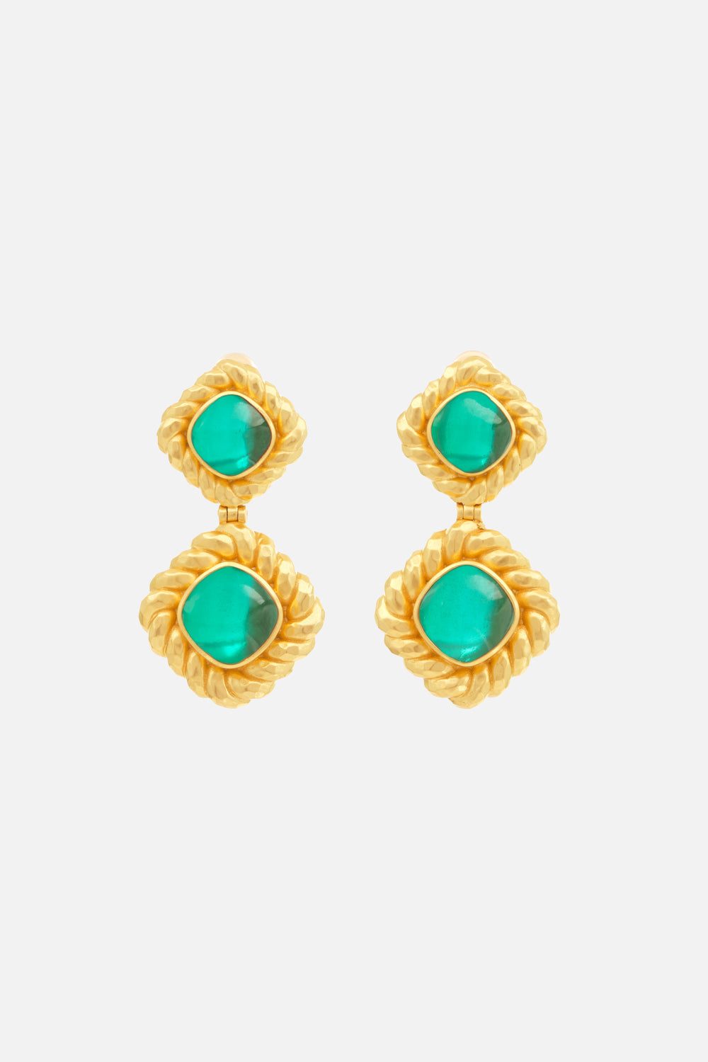 CARLOTTA EMERALD EARRINGS MULTI
