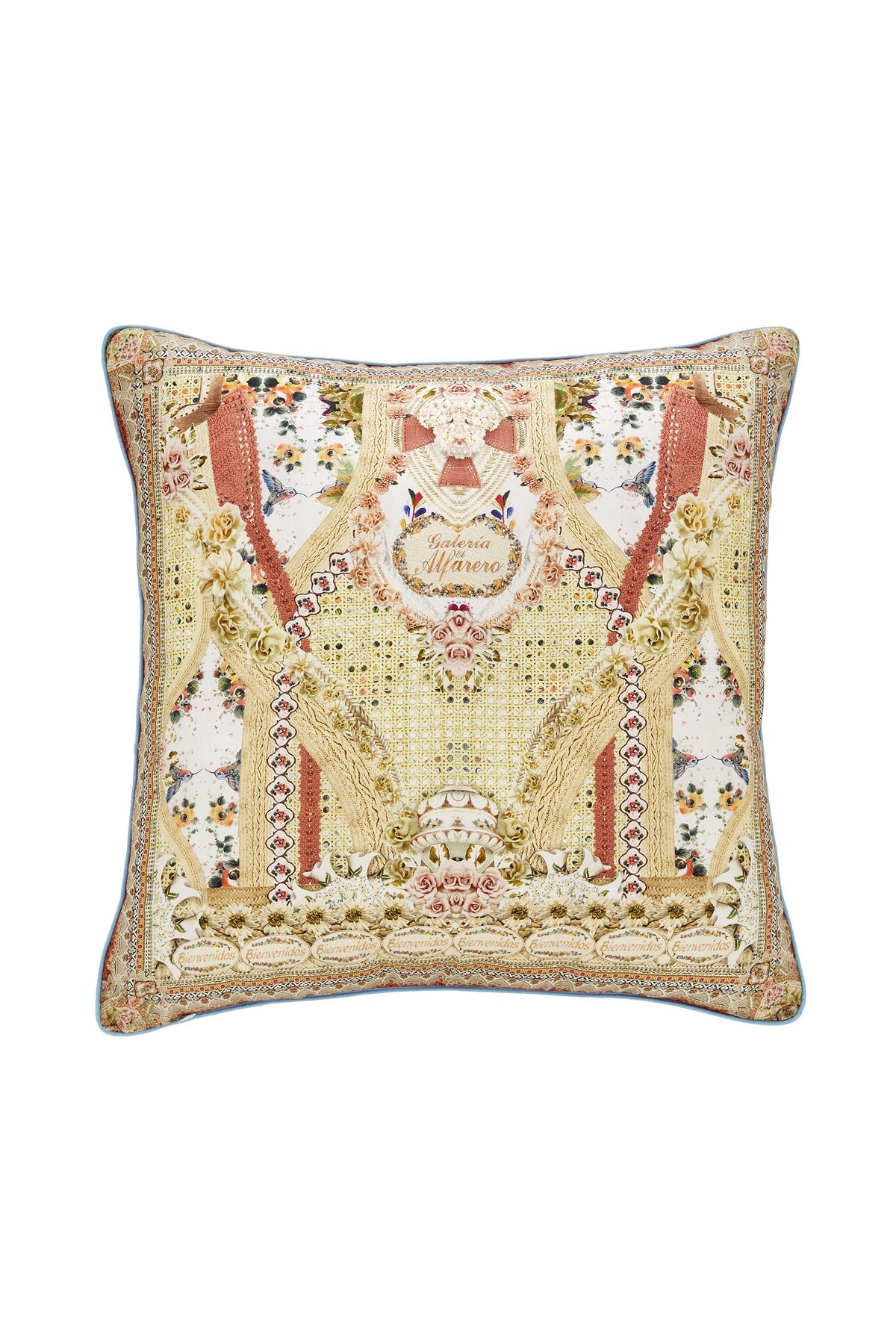 LARGE SQUARE CUSHION GIRL NEXT DOOR