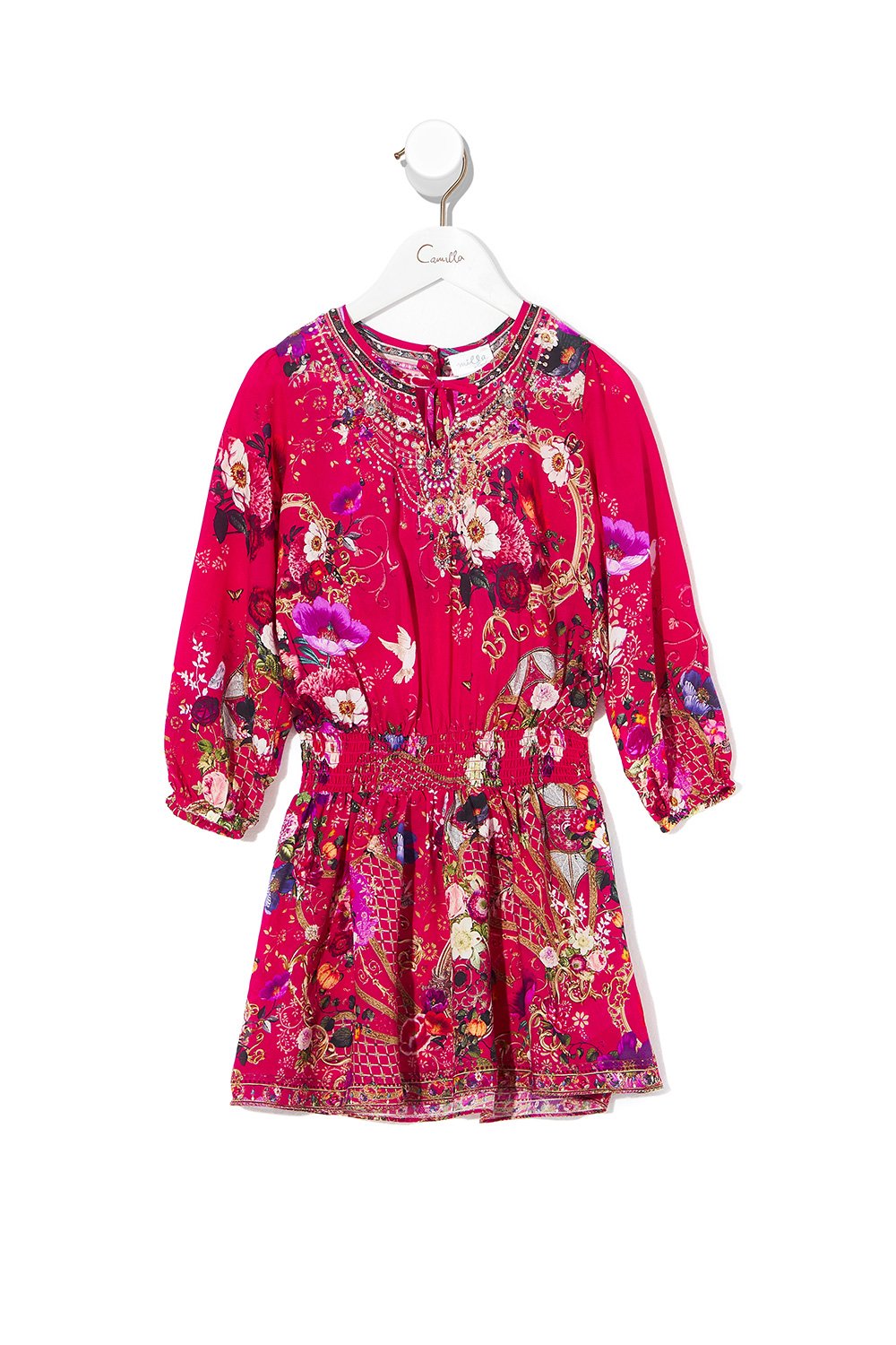 KIDS RELAXED SHIRRED WAIST DRESS BEEUTIFUL BEINGS