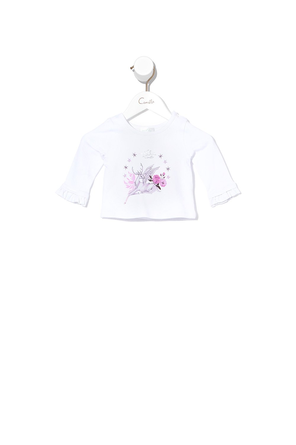 BABIES LONG SLEEVE TOP WITH FRILL DAWN OF UNIVERSE