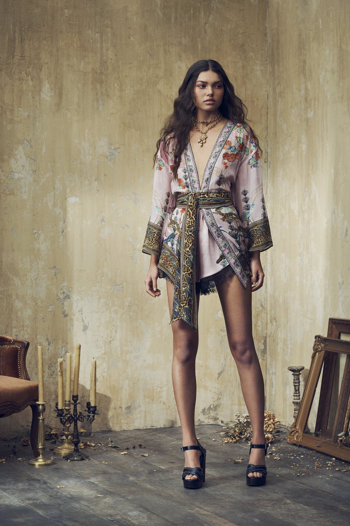 KIMONO WITH SHOULDER INSERTS ZIBA ZIBA