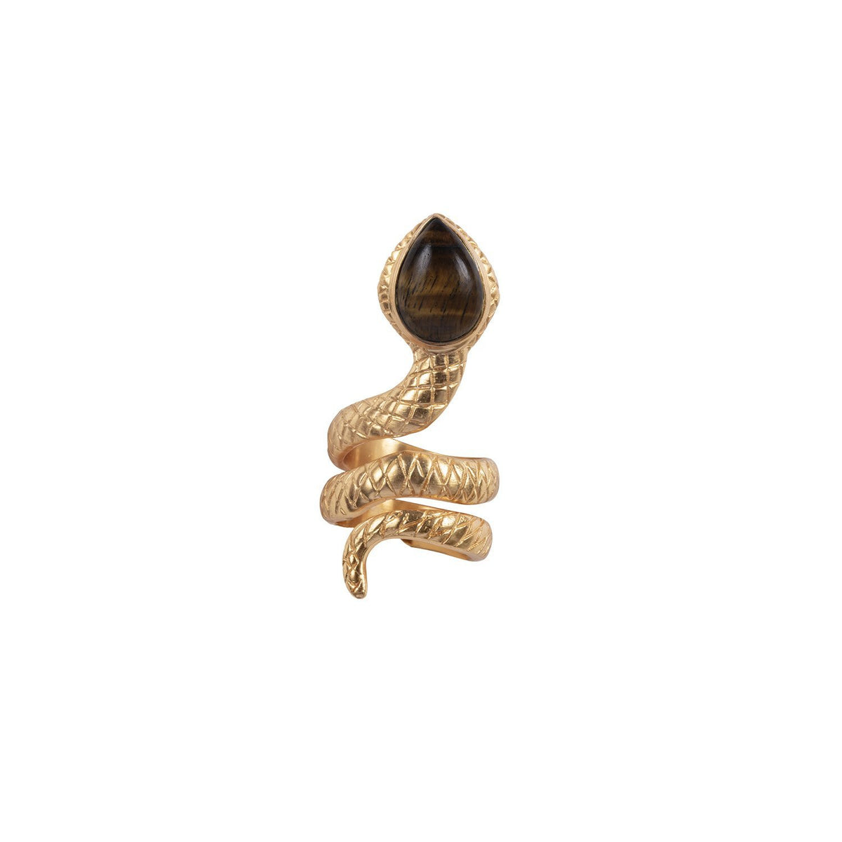 VALERE TIGERS EYE VENOM RING MULTI