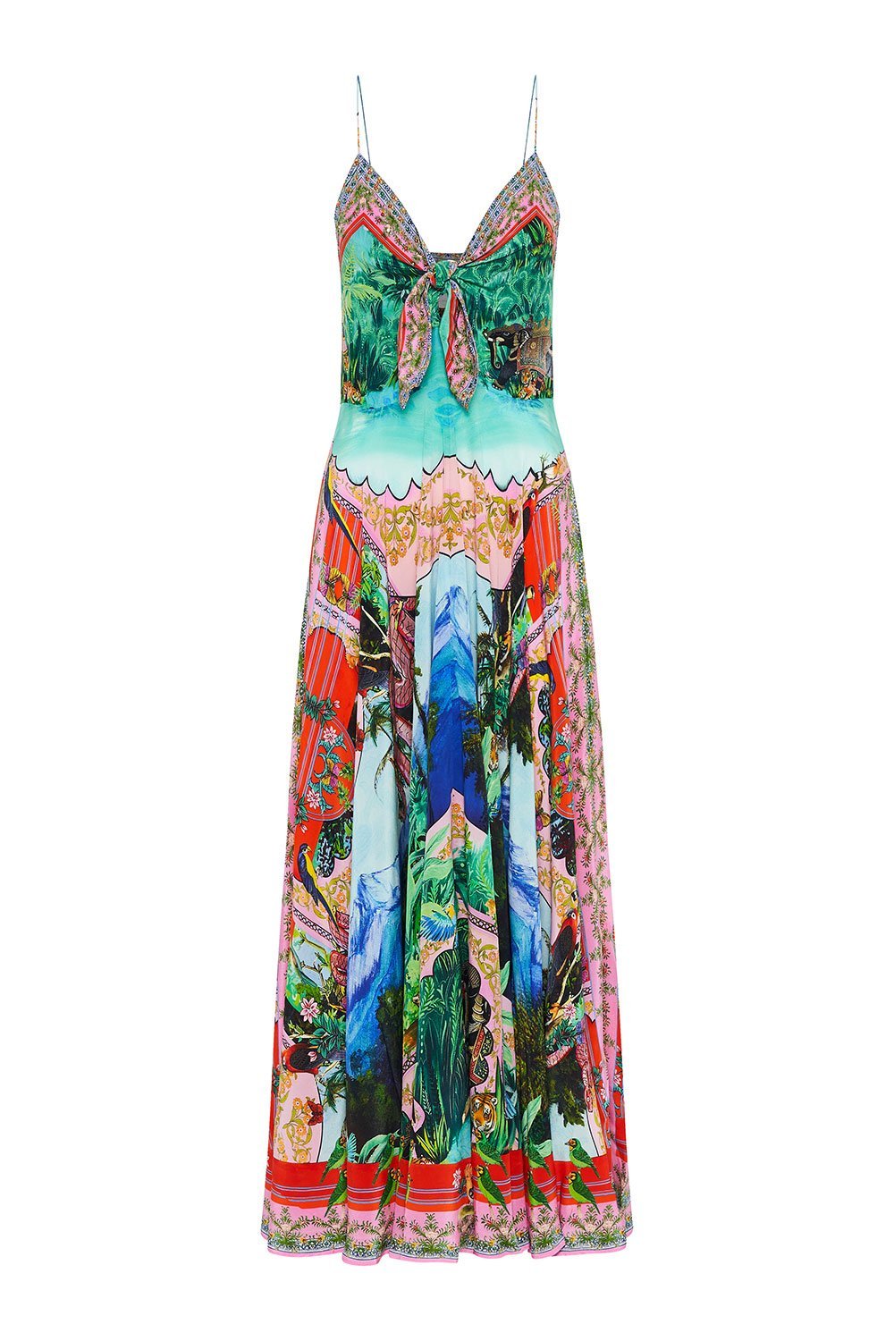 TIE FRONT LONG DRESS BENNY'S BLESSING