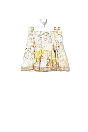 KIDS SKIRT WITH PINTUCKING IN THE HILLS OF TUSCANY