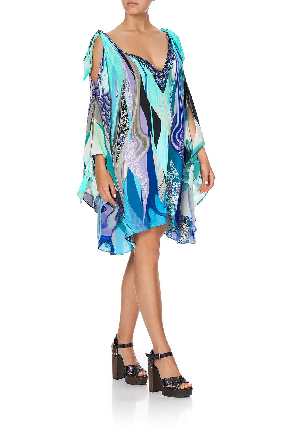 SCARF TIE SHORT KAFTAN WATEGOS WANDERLUST