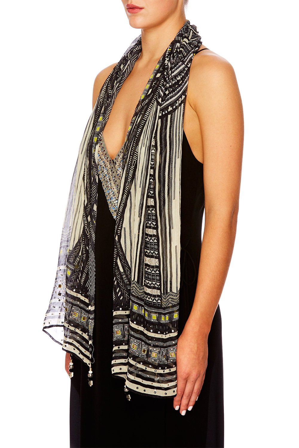 BETWEEN THE LINES LONG SCARF