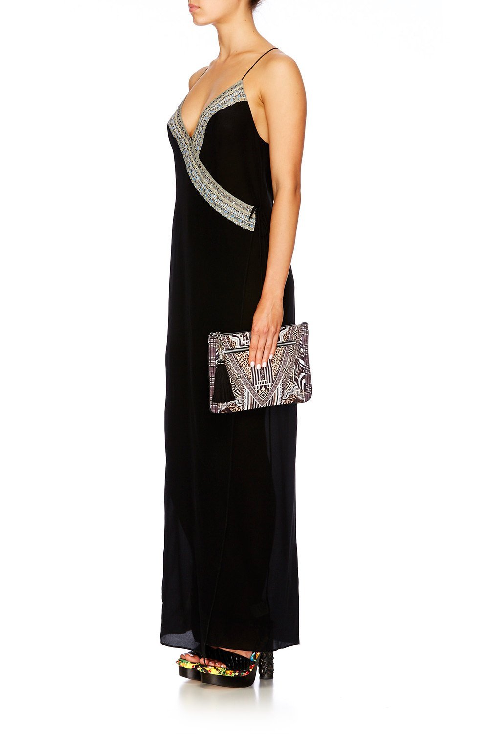 TRIBAL THEORY SMALL CANVAS CLUTCH