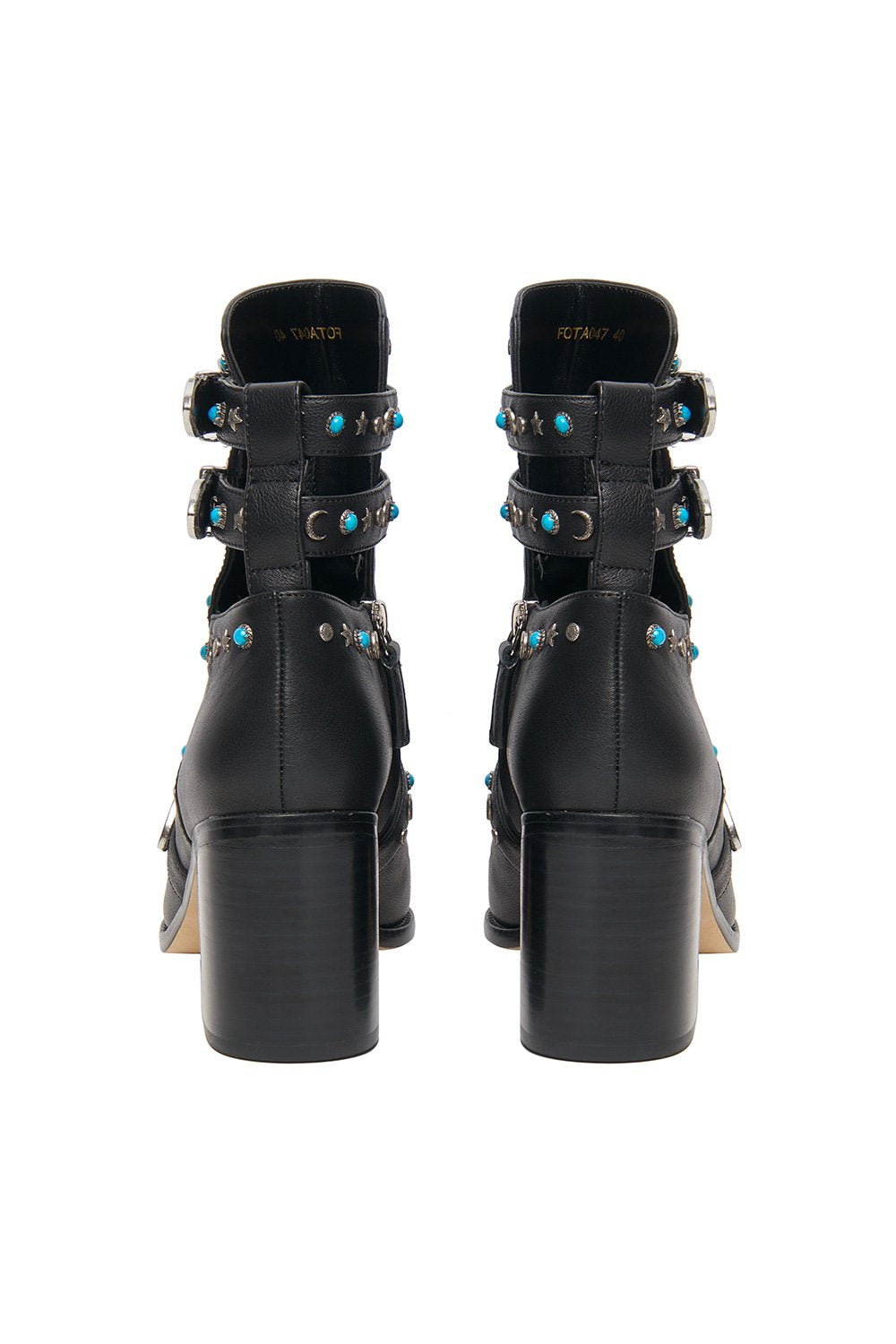 BOHEMIAN STUD BOOT BLACK