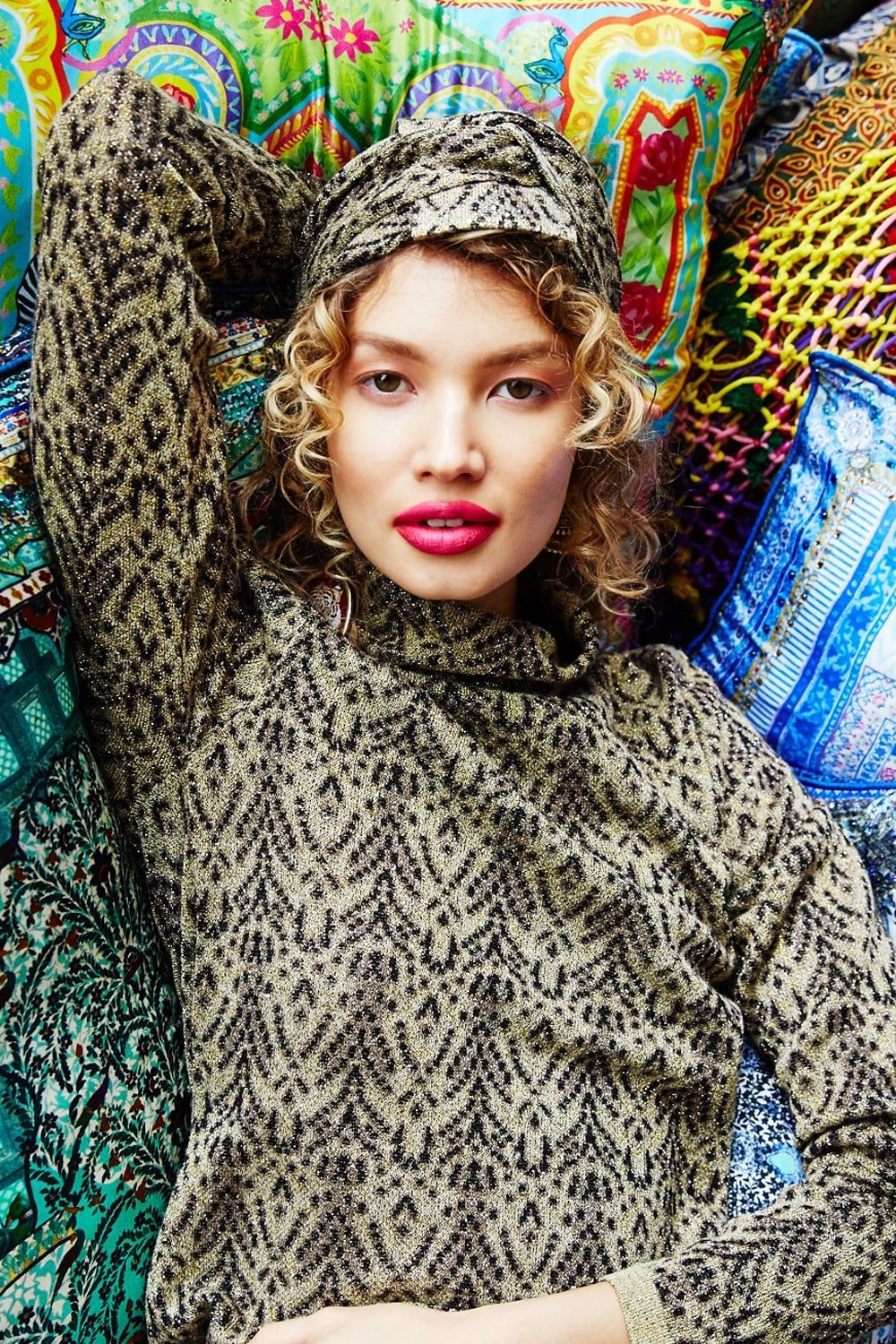 THE GYPSY LOUNGE KNITTED LONG SLEEVE SKIVVY