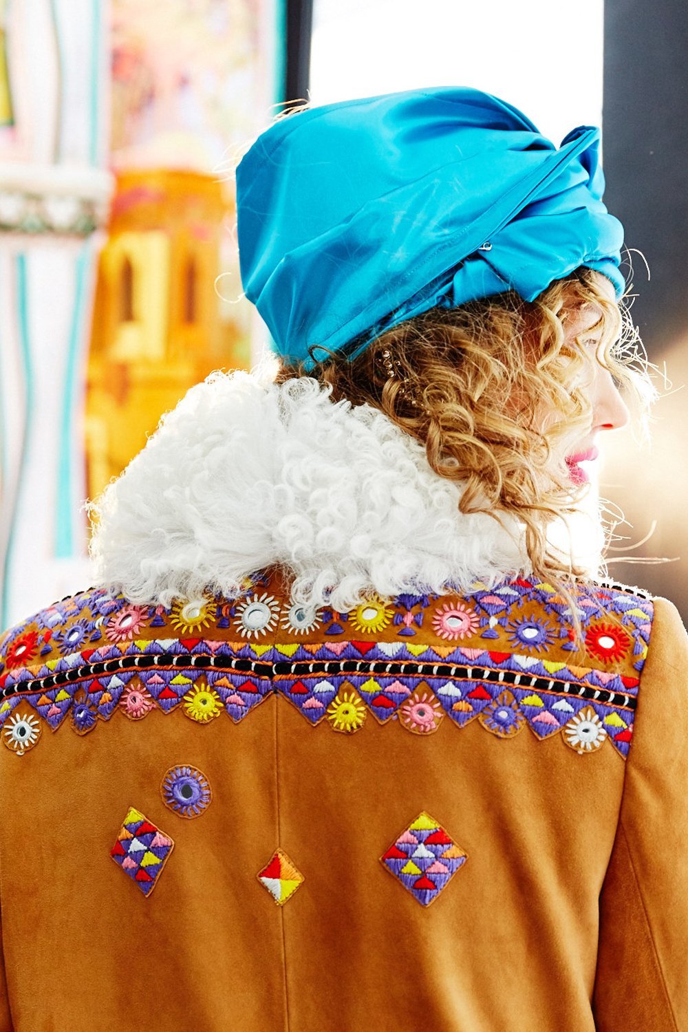 FAMILY GATHERING SHEARLING COAT