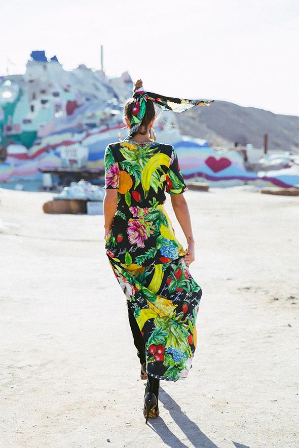 CALL ME CARMEN TIE FRONT MAXI DRESS