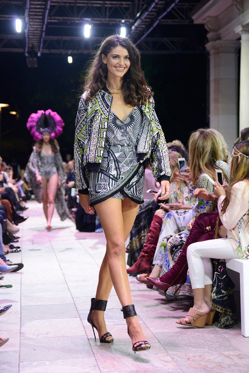 BELIEVE WEAVE EMBELLISHED BACKPACK