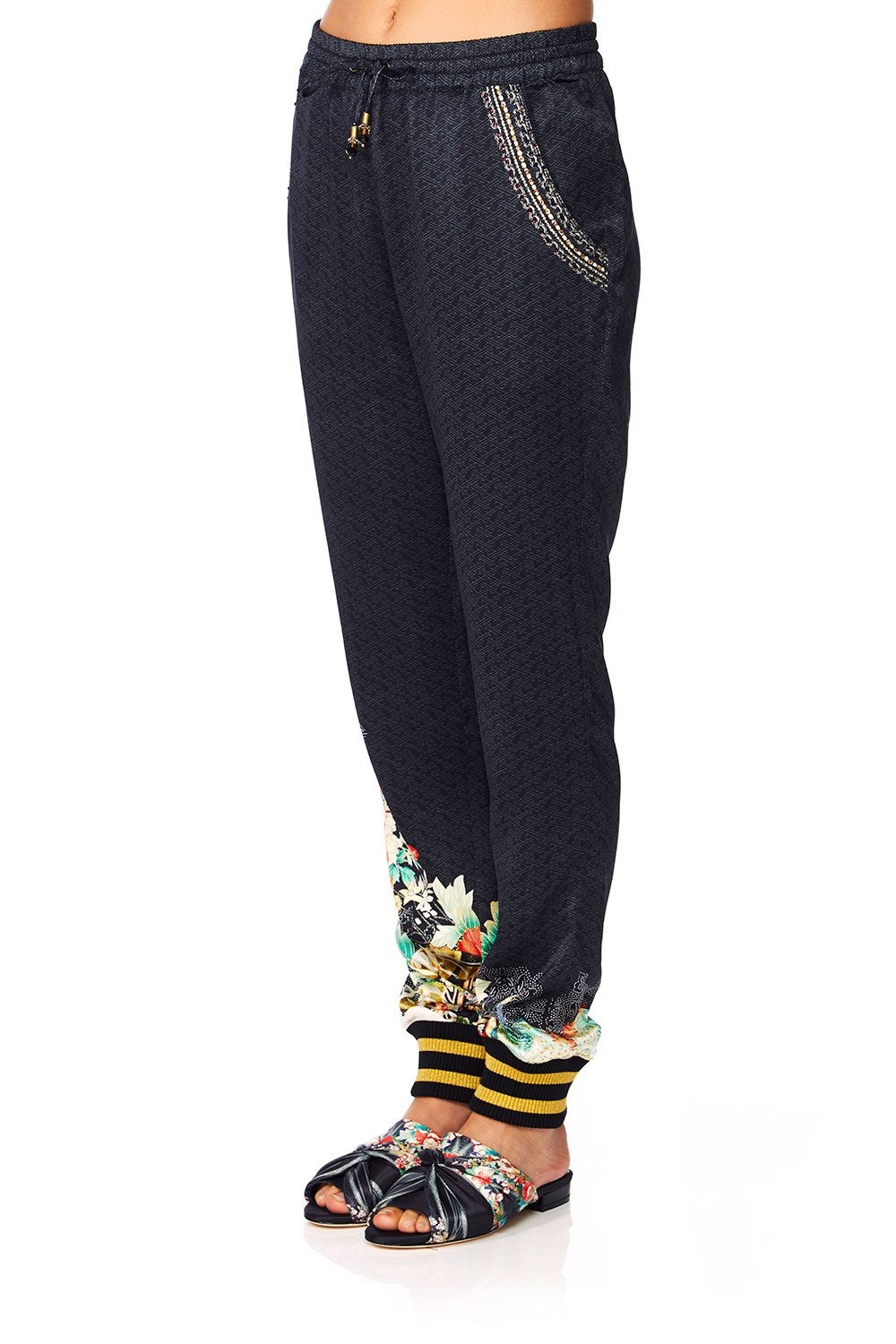 CAMILLA MIDNIGHT MOONCHILD DRAWSTRING PANT W RIBBING