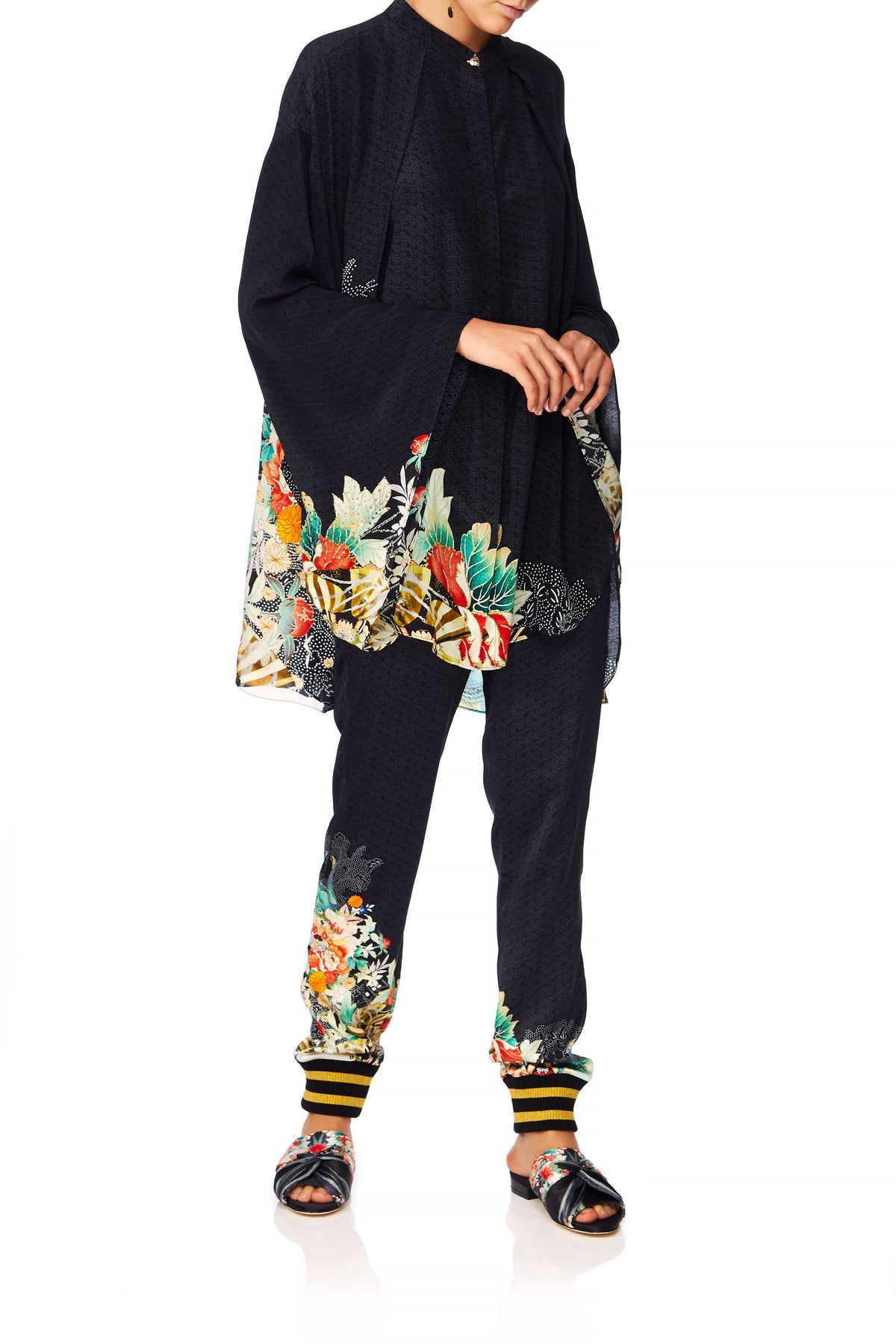 CAMILLA MIDNIGHT MOONCHILD KIMONO SLEEVE BLOUSE