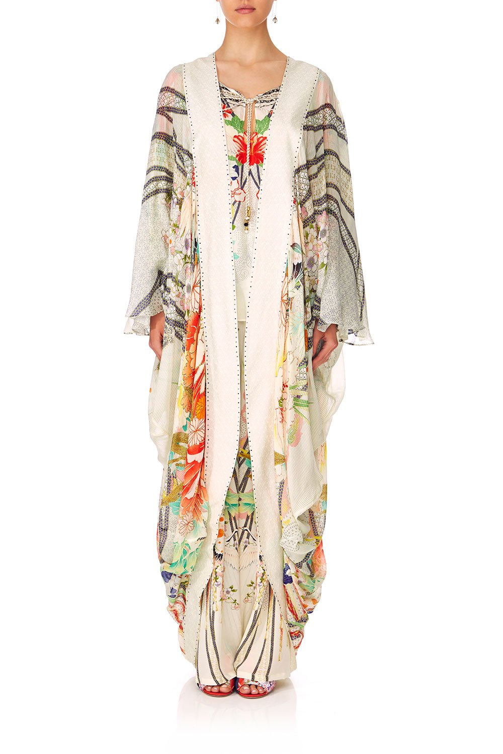 CAMILLA MS MAIKO LONG SLEEVE LONG CAPE