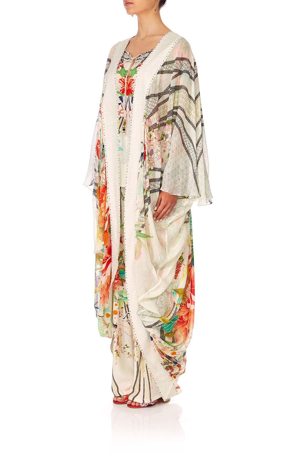 CAMILLA MS MAIKO LONG SLEEVE LONG CAPE