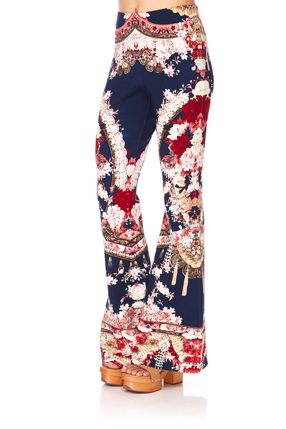 CAMILLA TWIN SHADOW HIGH WAISTED FLARED TROUSER