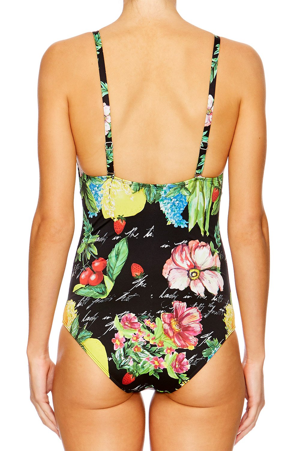 CALL ME CARMEN FRILL TAB TIE ONE PIECE