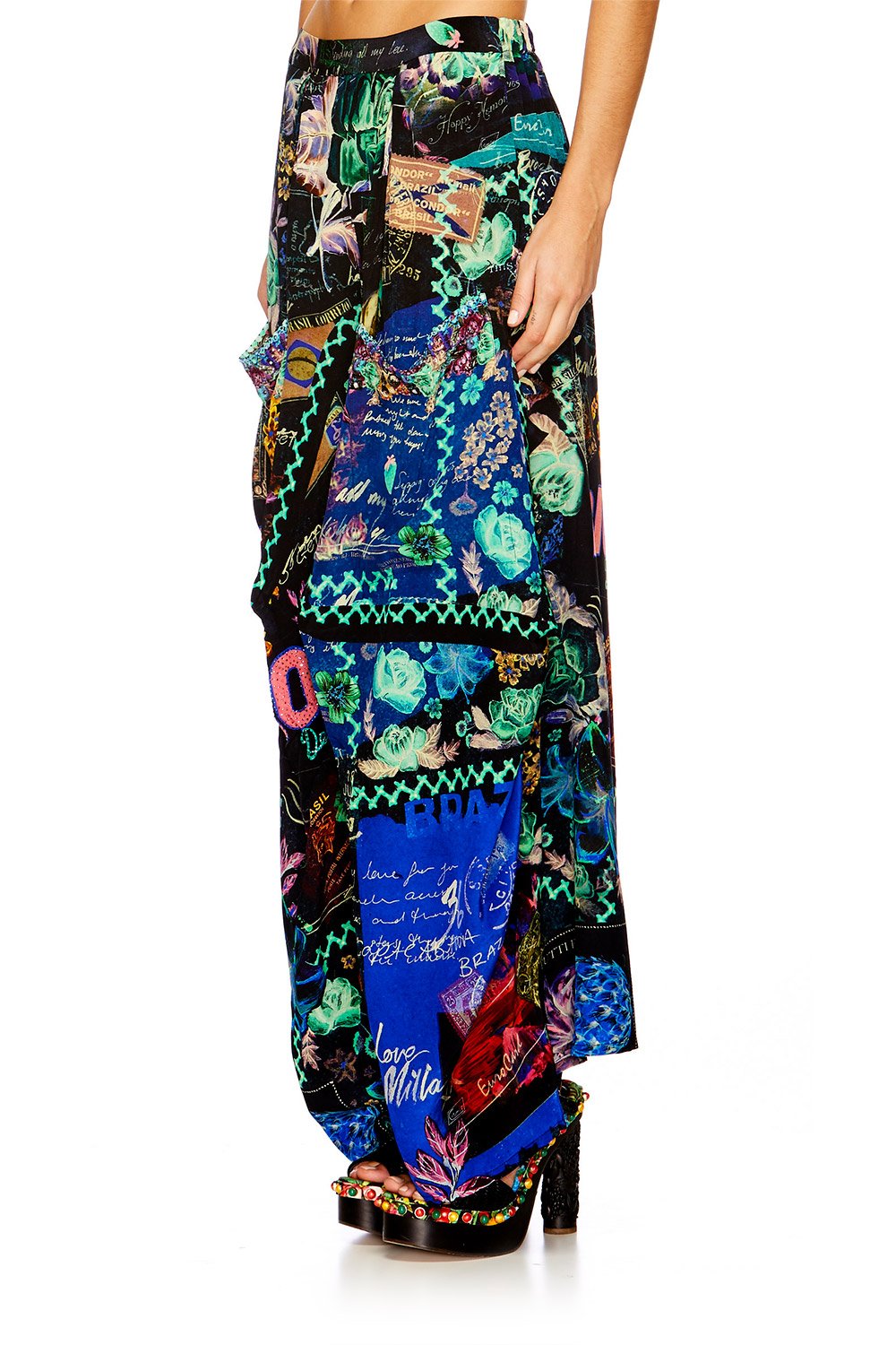 YOUVE GOT MAIL WIDE LEG TROUSER W POCKETS