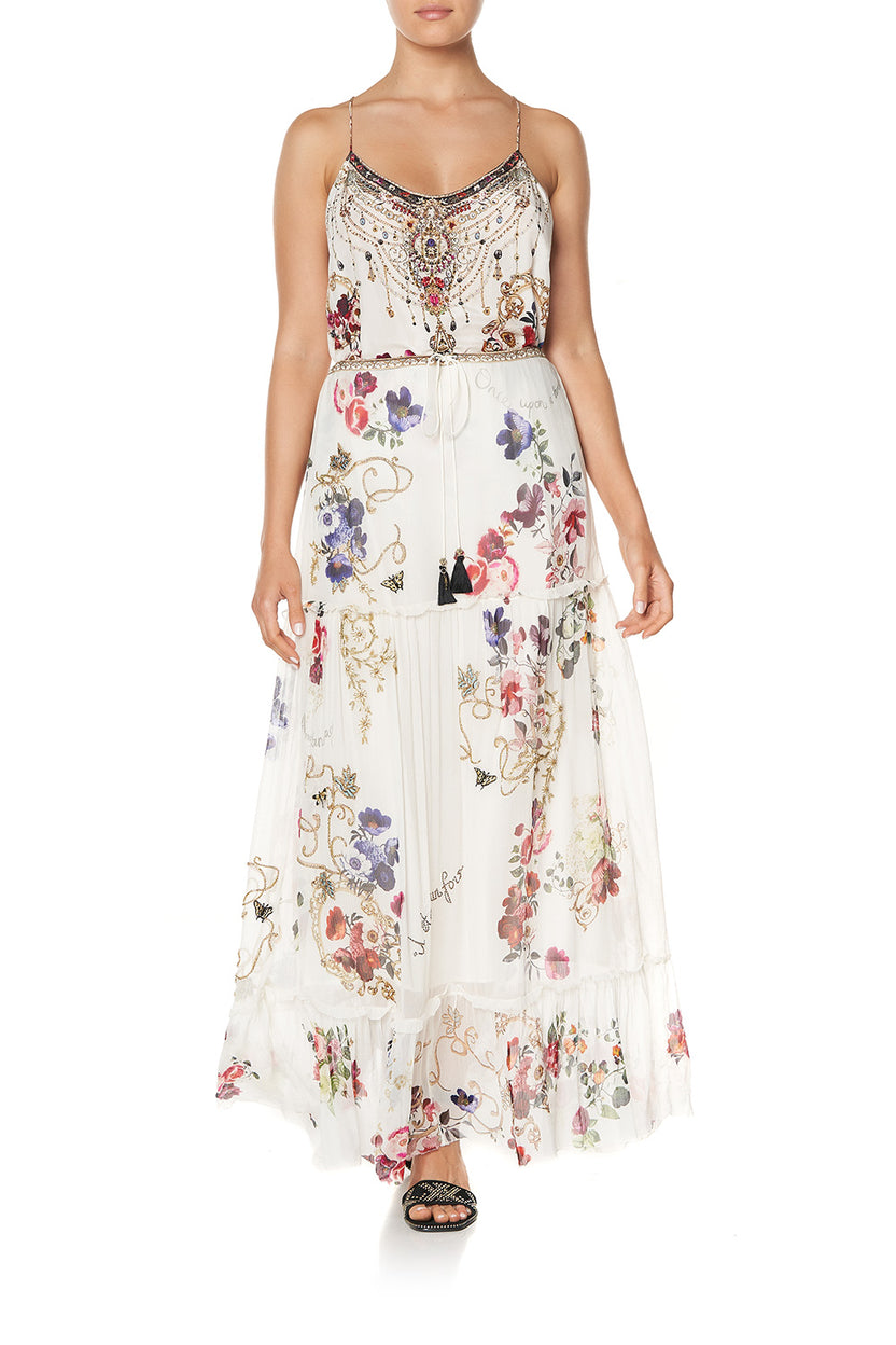 SHEER TIERED MAXI SKIRT FAIRY GODMOTHER